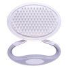 Pet Life 'Gyrater' Swivel Travel Silicone Massage Grooming Cat Brush