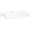 Dog Kennel Silver 376.7 ft¬≤ Steel