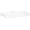 Dog Kennel Silver 484.4 ft¬≤ Steel