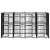 Outdoor Dog Kennel Steel 79.3 ft¬≤