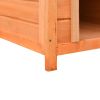 Dog House Solid Pine & Fir Wood 28.3"x33.5"x32.3"